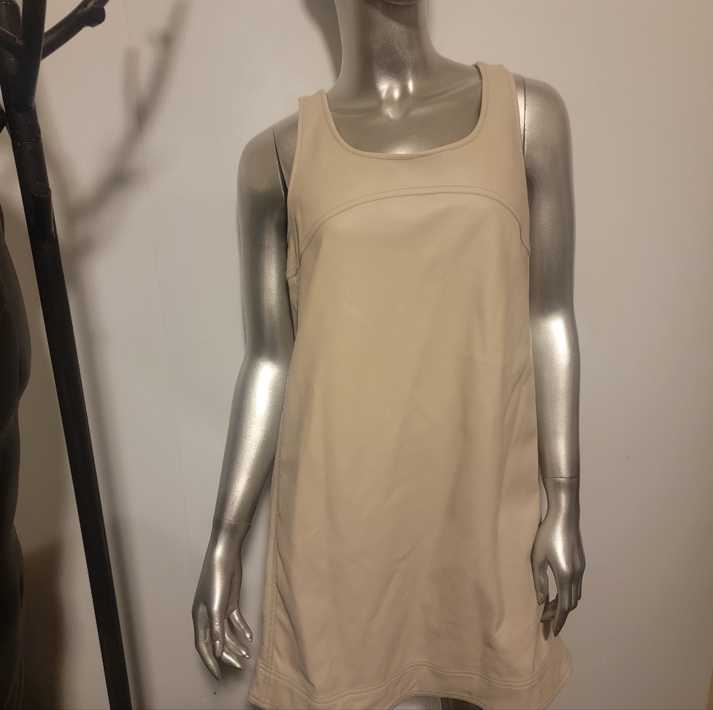 Pilcro for Anthropologie Vegan Leather Mini Dress Size 6 - Picture 4 of 9